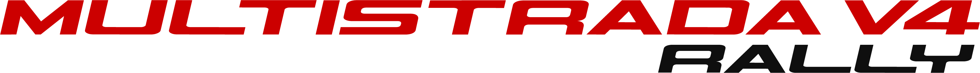 Logo Multistrada V4 Rally preta