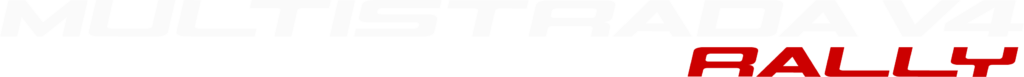 Logo Multistrada V4 Rally_White