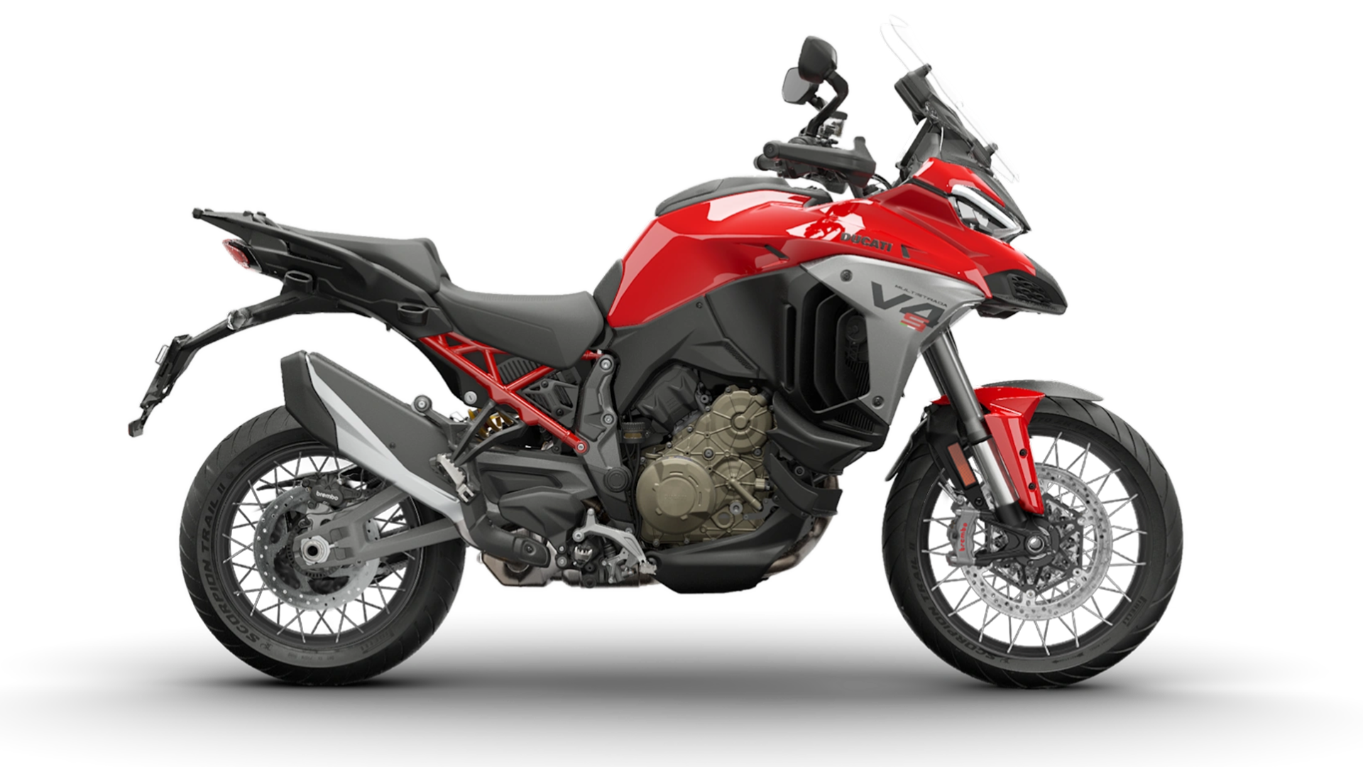 Multistrada V4 s Vermelha