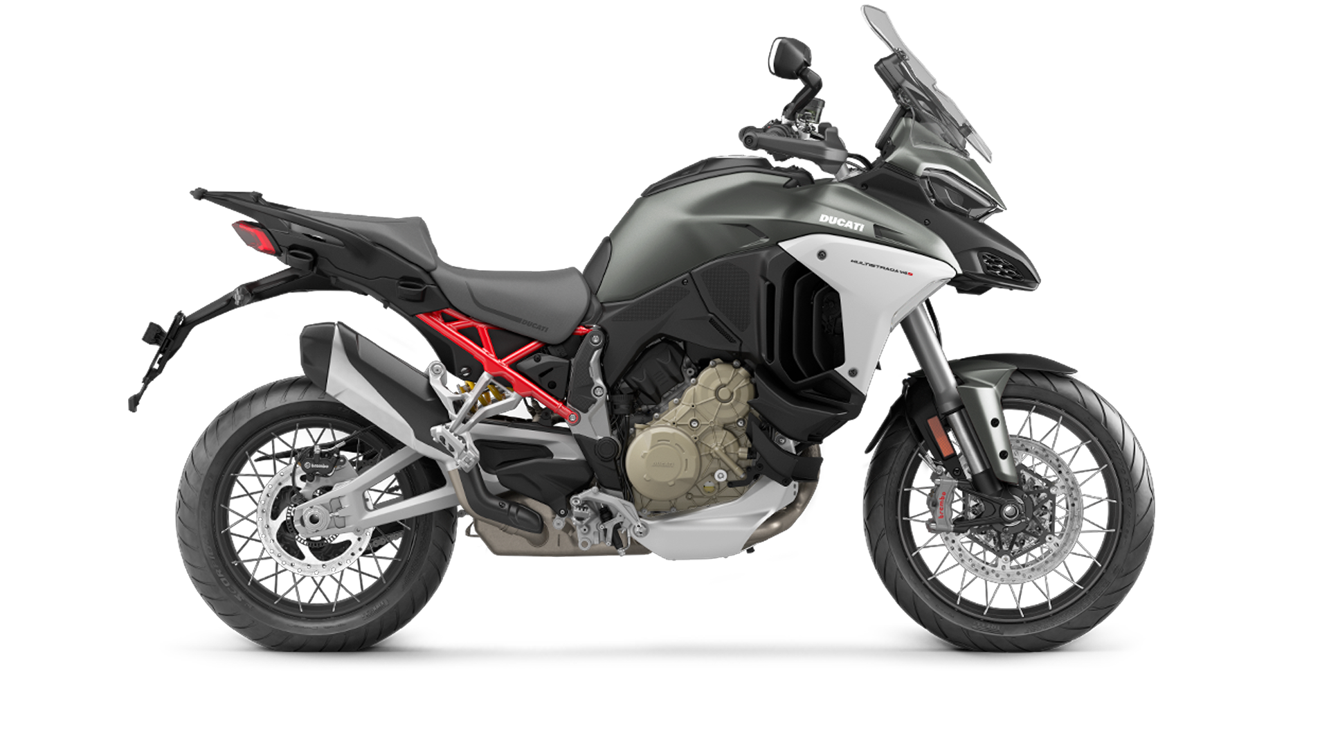 Multistrada V4 S cinza