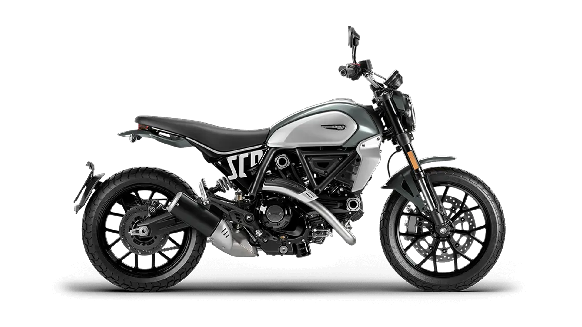 Scrambler cinza